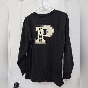 Victoria's Secret PINK campus cotton long-sleeved tee